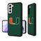 Miami Hurricanes Galaxy Bump Case