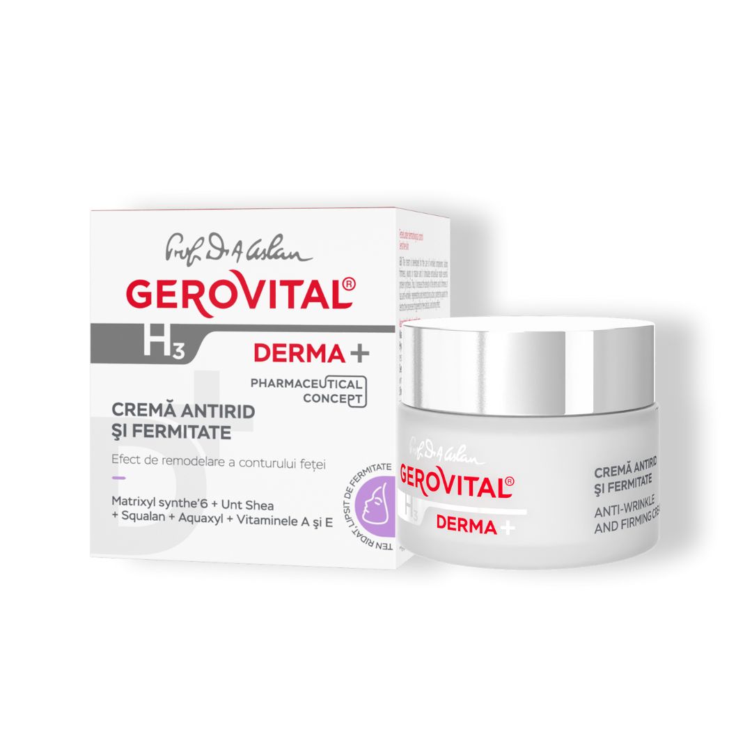 Gerovital H3 Derma+ Crema Antirughe Rassodante con Peptidi e Acido Ial