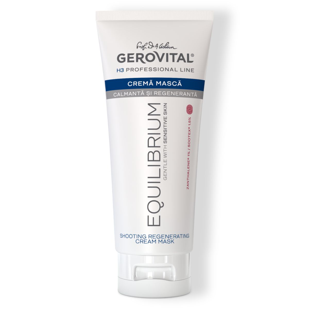 Gerovital H3 Equilibrium Crema Maschera Lenitiva per Pelle Secca, 200