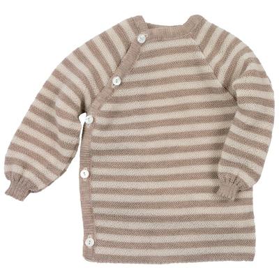 Reiff - Kid's Ringelschlüttli - Merinopullover Gr 50/56 beige