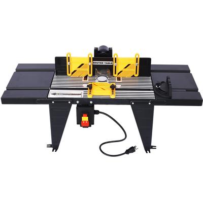 Electric Benchtop Router Table Wood Working Tool - 34.00"W * 13.50"D * 16.00"H