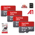 Scheda Micro SD Sandisk Ultra A1 Scheda TF Flash da 128 GB Classe 10 Scheda di memoria da 128 GB Disco memoria da 128 GB per Samsung + Adattatore SD