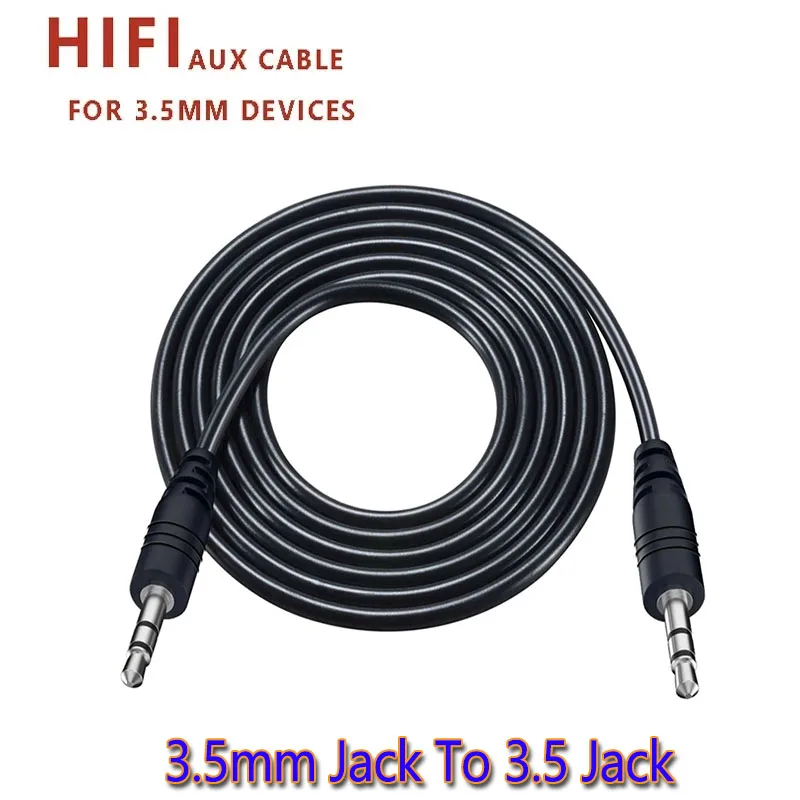 Cavo audio jack da 3,5 mm Jack da 3,5 mm maschio a maschio Cavo audio Aux per telefono Cuffia Auto MP3 Altoparlante Computer Cavo Aux 0,5 M 1 m