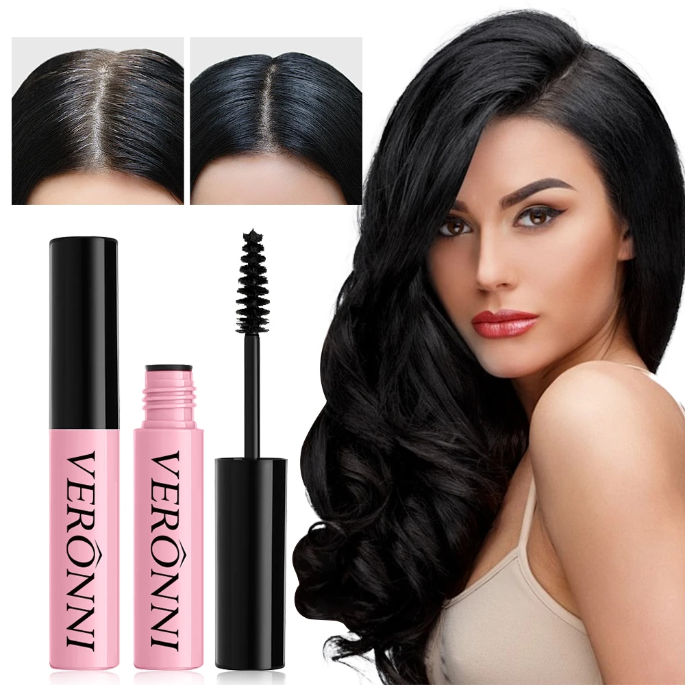 Bastoncini per ritocchi per radici dei capelli Mascara per capelli Tipo di ciglia usa e getta Stick per tinture per capelli per coprire il colore dei capelli bianchi Penna per tinture per capelli