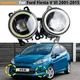 2 X Angel Eye fendinebbia DRL Car LED Lens Fog Daytime Running Lamp 30W H11 per Ford Fiesta V VI