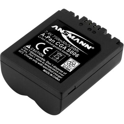 Ansmann - Li-Ion Akku A-Pan cga S006 7,4V Typ 750 mAh, für Digitalkameras uvm.