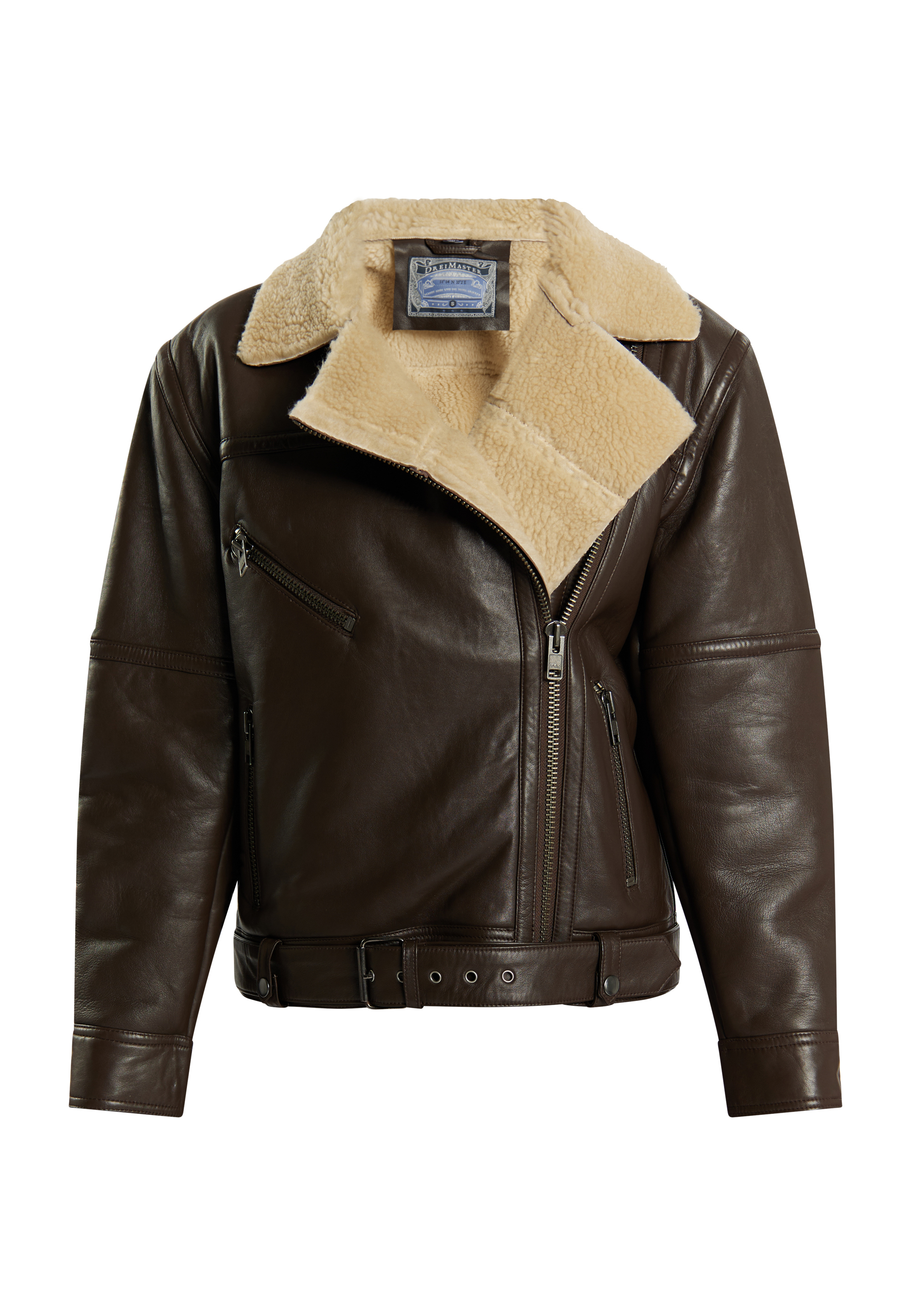 Dreimaster Jacke Damen Braun S