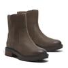 Winterstiefelette TIMBERLAND "BRIMFIELD MID WARM LINED BOOT", Damen, Gr. 41,5, braun (medium braun full grain), Leder, sportlich, Schuhe, Winterstiefel, Winderboots, Winterschuhe, gefüttert