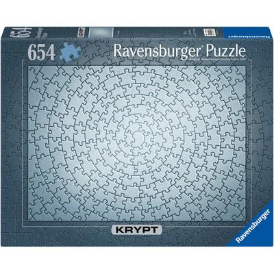 Puzzle RAVENSBURGER "Krypt silber" Puzzles silberfarben Kinder Made in Germany; FSC - schützt Wald weltweit