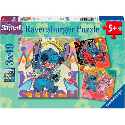 Puzzle RAVENSBURGER "Einfach nur spielen" Puzzles bunt Kinder 3 x 49 Teile; Made in Europe; FSC - schützt Wald weltweit