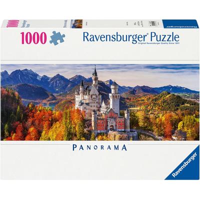 Puzzle RAVENSBURGER "Panorama, Schloss in Bayern" Puzzles bunt Kinder Made in Germany; FSC - schützt Wald weltweit