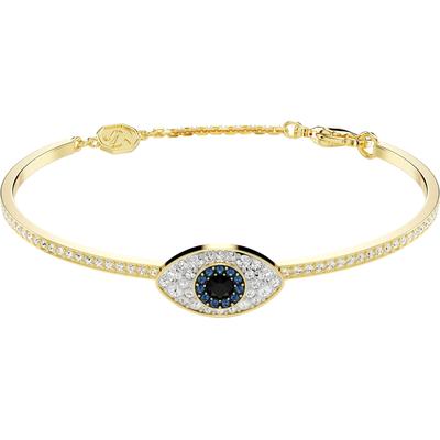 Armreif SWAROVSKI "Symbolica Böser Blick Magisches Auge, 5696467, 5692171, 5700879" Gr. M, blau (gelbgoldfarben, blau, s