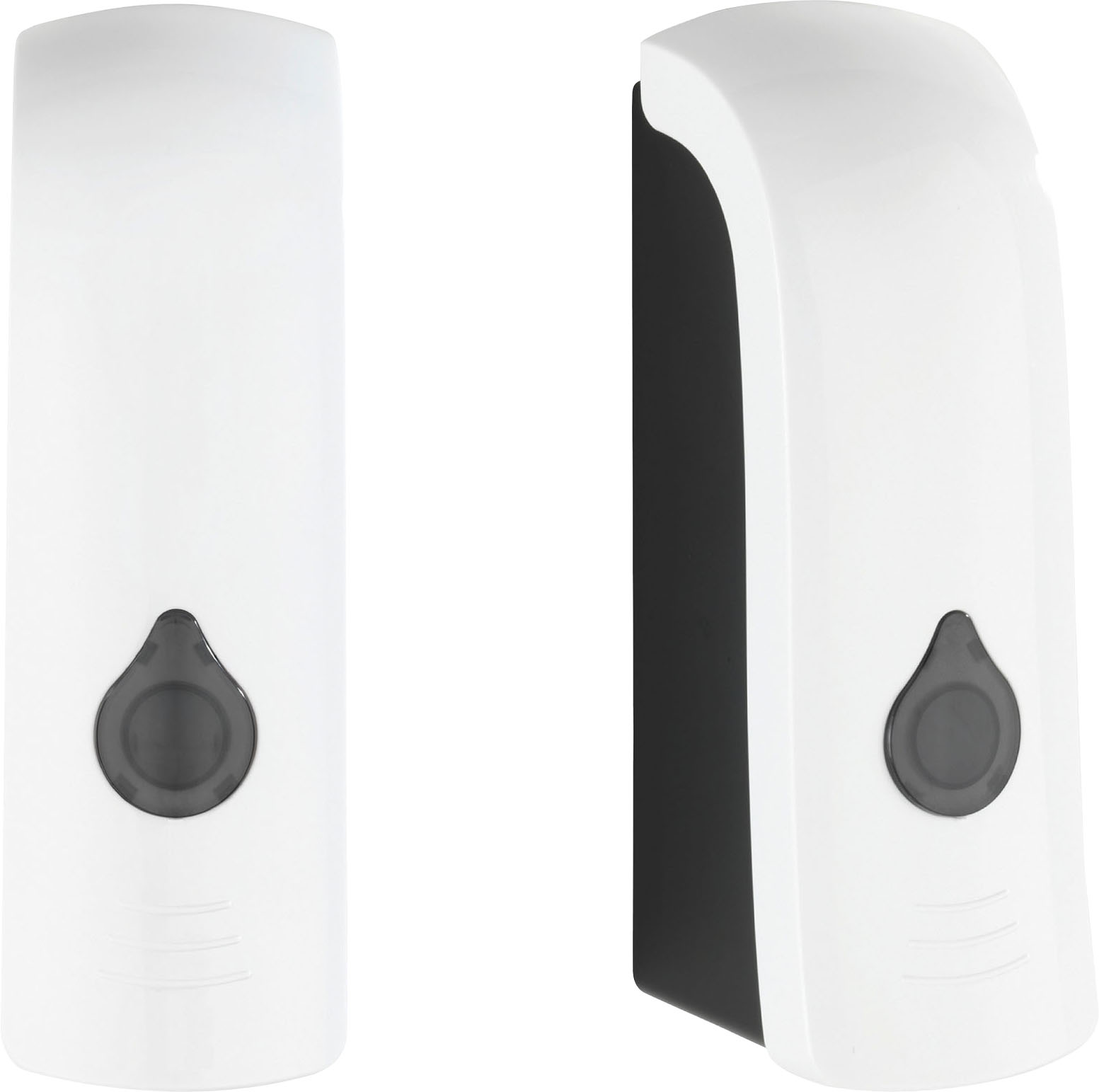 Desinfektionsmittelspender WENKO "Ranera S", weiß (weiß, transparent), Kunststoff, Polypropylen, Dosierspender, Seifenspender, Weiß, Füllmenge: 280 ml