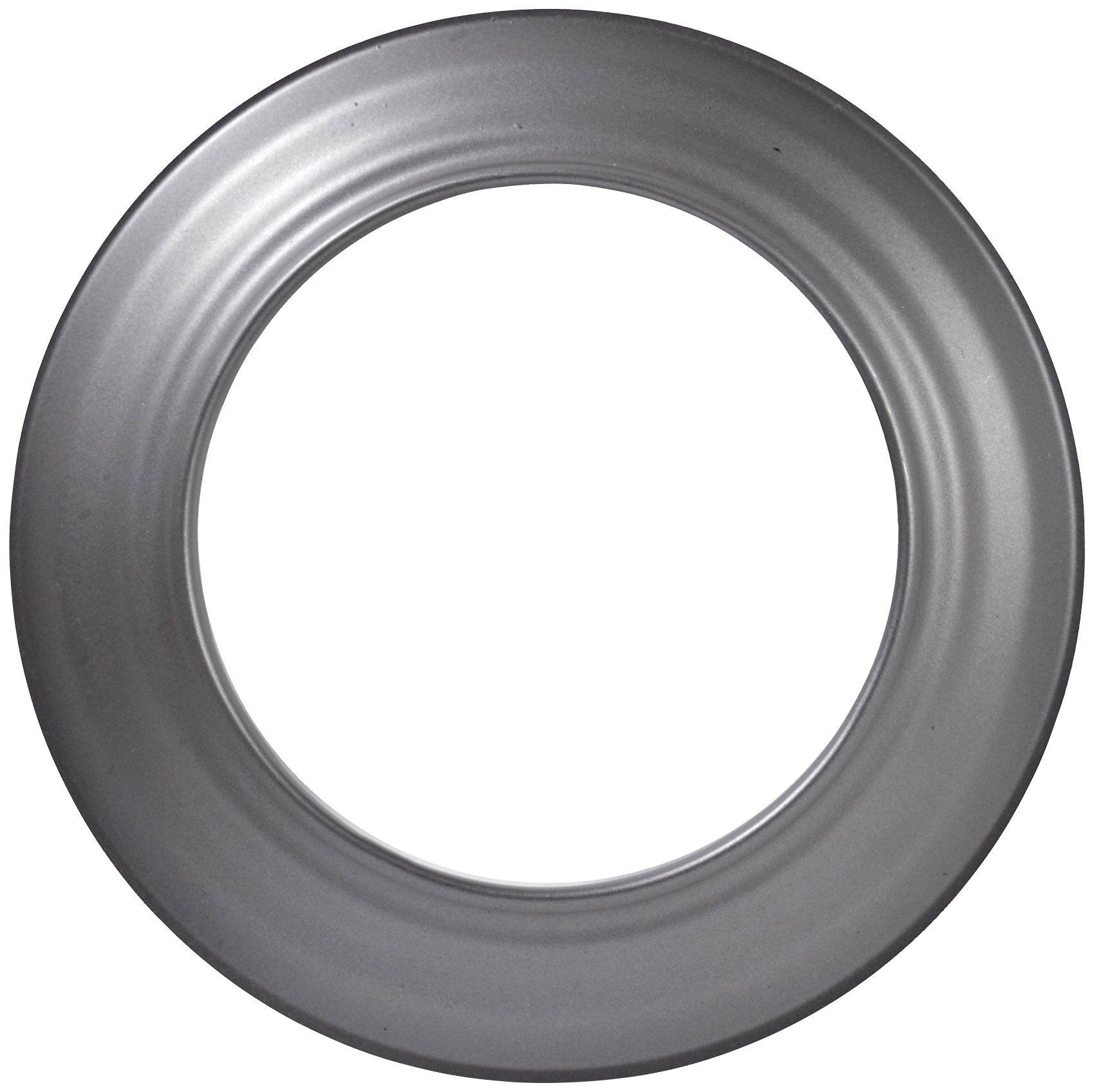 Rosette FIREFIX, grau, Ø Innen 120mm, Stahlblech, Unterlegscheiben, starr, für Rauchrohranschlüsse