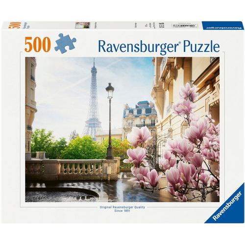 Puzzle RAVENSBURGER ""Frühling in Paris"" Puzzles bunt Kinder Made in Germany; FSC - schützt Wald weltweit