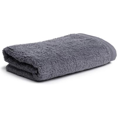 Handtuch MÖVE "Superwuschel", grau (stone), B:50cm L:100cm, Walkfrottee, Baumwolle, Handtücher (Packung), Handtuch mit Bordüre, 100% Premium Cotton Baumwolle, einfarbig, weich Image