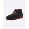 Hausstiefel SCHAWOS, Damen, Gr. 41, warmgefüttert, grau (anthrazit), Textil, Schuhe Hausschuh Hüttenschuh