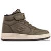 Sneaker LOTTO, Kinder, Gr. 25, grün (olive, schwarz), Synthetik, sportlich, Schuhe, - mit kuschelig-wärmendem Futter
