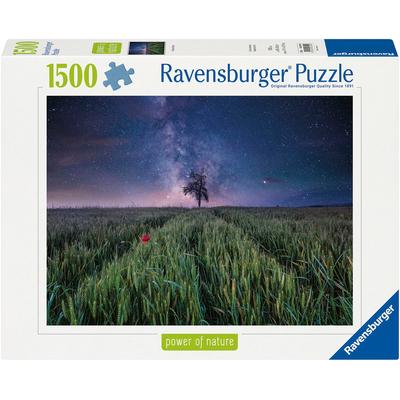 Puzzle RAVENSBURGER "power of nature, Nachthimmel über dem Kornfeld" Puzzles bunt Kinder Made in Germany; FSC - schützt Wald weltweit