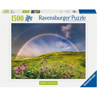 Puzzle RAVENSBURGER "power of nature, Spektakulärer Regenbogen" Puzzles bunt Kinder Made in Germany; FSC - schützt Wald weltweit