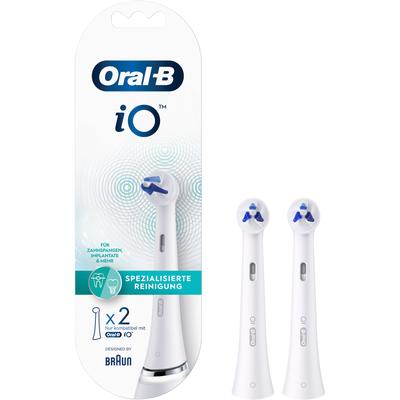 Aufsteckbürste ORAL-B "iO" Zahnbürstenköpfe Gr. 2 St., weiß