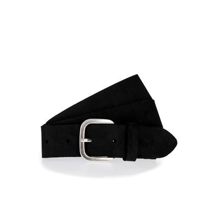 Ledergürtel TAMARIS, Damen, Gr. 90, schwarz, Rindsleder, feminin, Gürtel, Veloursledergürtel Image