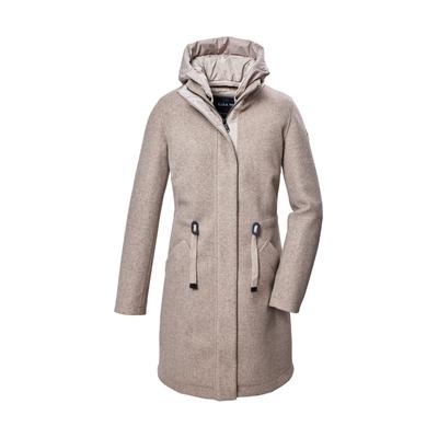 Parka "GW 46 WMN PRK", Damen, Gr. 44, beige (hellbeige), Oberstoff 1: Oberseite: 100% Polyester, Rückseite: 100% Polyester/ Oberstoff 2: 100% Polyester (recycelt), Futter: 100% Polyester (recycelt), Wattierung: 100% Polyester, G.I.G.A. DX BY... Image