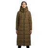 Steppmantel KHUJO "Deria3-YM", Damen, Gr. L (40), grün, Obermaterial: 100% Polyester, Innenfutter: 100% Polyester, Wattierung: 100% Polyester, Basic, A-Linie ca. Mitte Wade, hoch geschlossener Ausschnitt, Langarm Ärmel ohne Ärmelschlitz...