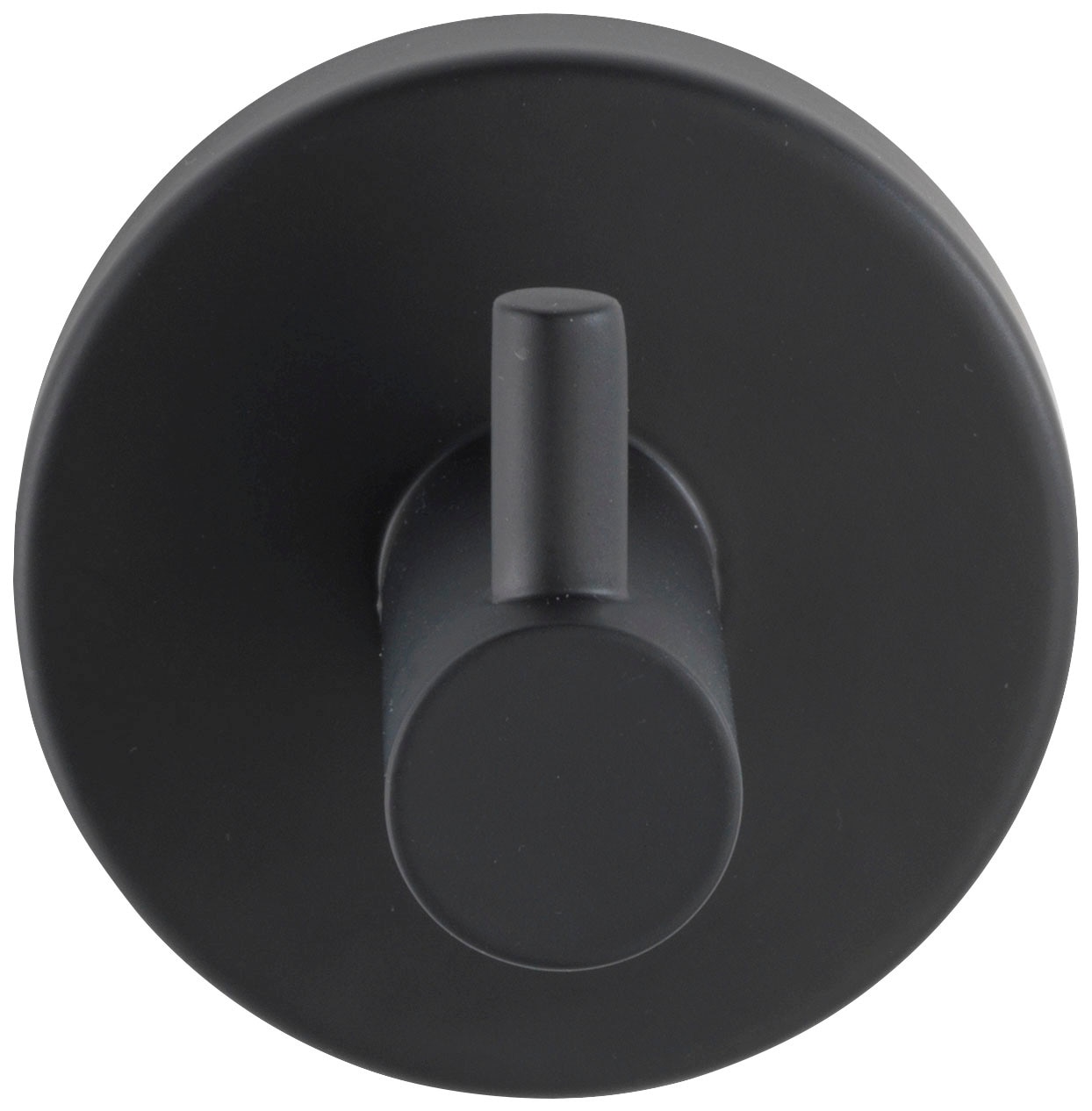 Wandhaken WENKO "Bosio", silber (silberfarben), H:5,5cm L:5,5cm, Elasthan, Haken, Wandhaken, inkl. Schrauben und Dübel