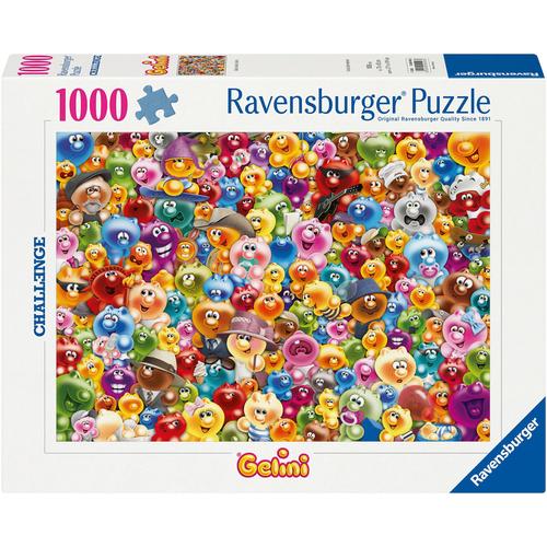 Puzzle RAVENSBURGER ""Challenge, Ganz viel Gelini"" Puzzles bunt Kinder Made in Germany; FSC - schützt Wald weltweit