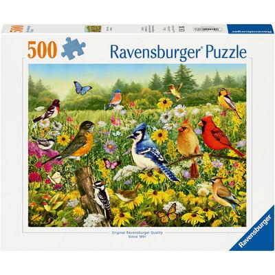 Puzzle RAVENSBURGER "Vogelwiese", bunt, Puzzles, KinderB:49cm H:36cm, Made in Germany, B:49cm H:36cm