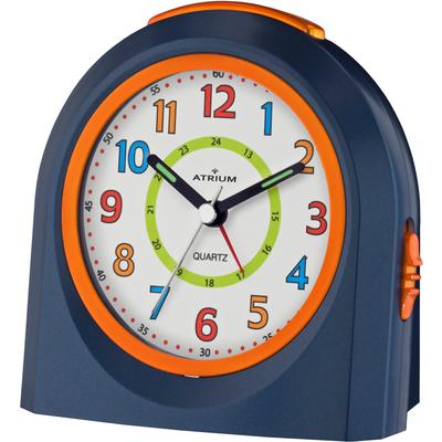 Kinderwecker ATRIUM "A921-5" Wecker blau Kinder ideal auch als Geschenk, Lernwecker