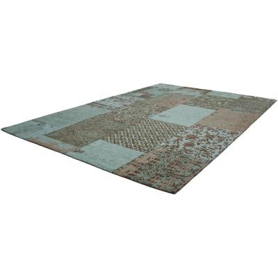 Teppich KAYOOM "Symphony 160" Gr. 3, blau (türkis), B:120cm H:8mm L:170cm, Baumwolle, Teppiche, Flachgewebe, reine Baumwolle, Wohnzimmer Image