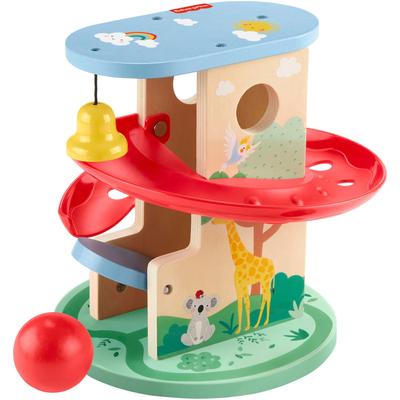 Kugelbahn FISHER-PRICE "Tierwelt-Kugelbahn" Kugelbahnen bunt Kinder aus Holz