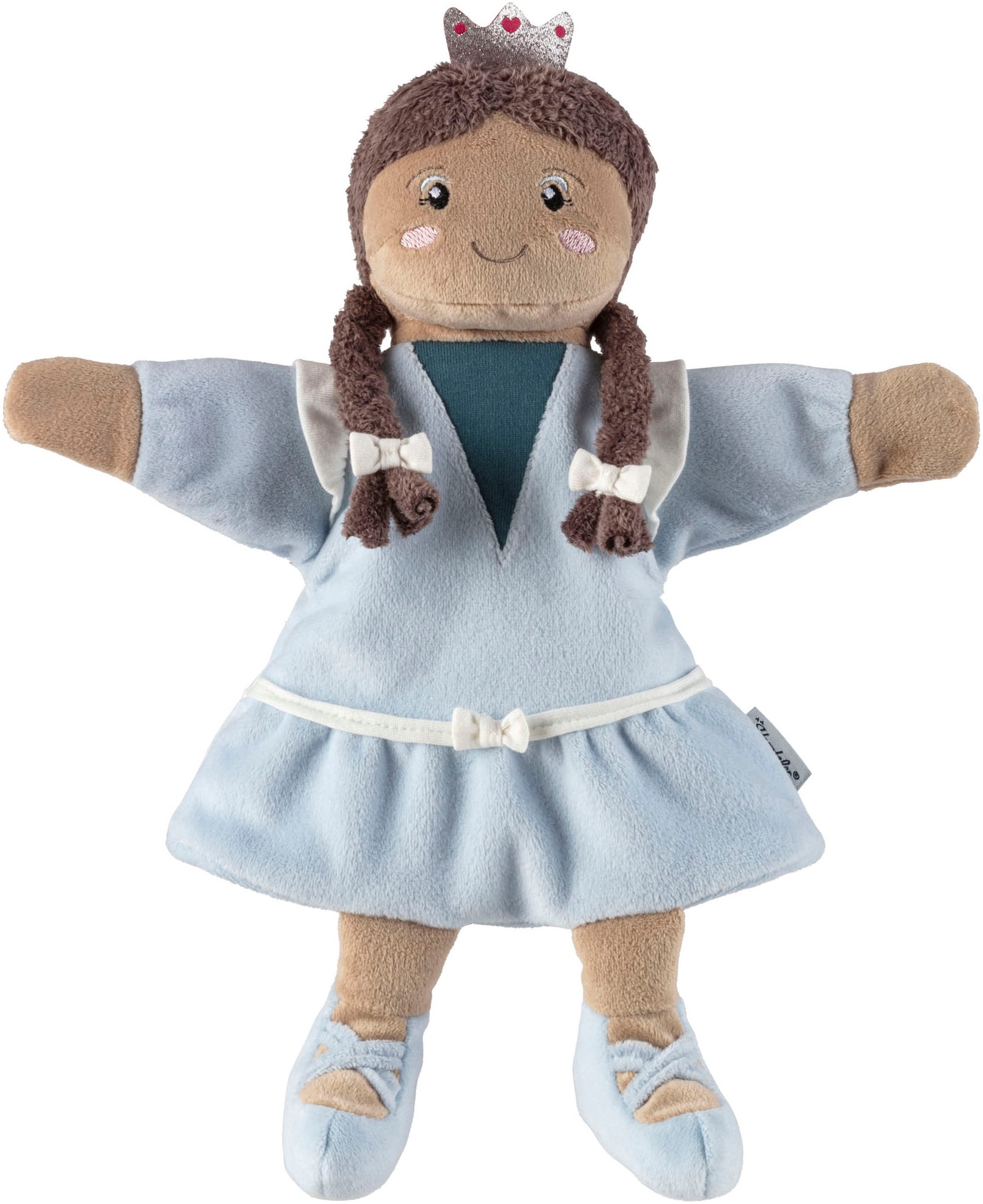 Handpuppe STERNTALER "Prinzessin", blau (hellblau), Puppen, Kinder, Baumwolle, Polyester