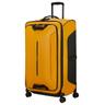 Weichgepäck-Trolley SAMSONITE ""ECODIVER 79"" Gr. B/H/T: 47cm x 79cm x 32cm 117 l, gelb Koffer Aufgabegepäck Reisegepäck Weichgepäck-Koffer Fronttasche