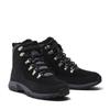 Winterboots TIMBERLAND "MT. MADDSEN MID WARM LINED WATERPROOF SNOW BOOT", Damen, Gr. 39,5, schwarz (jet schwarz), Leder, sportlich, Schuhe, Snowboots, Winterstiefel, Winterschuhe, wasserdicht und gefüttert