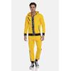 Trainingsanzug CIPO & BAXX "Trainingsanzug", Herren, Gr. M, gelb, 72% Baumwolle;22% Polyester;6% Elasthan, unifarben, casual, regular fit, Sportanzüge, mit kontrastierenden Bündchen, CLR131
