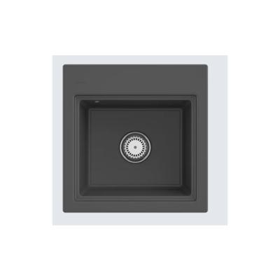 Villeroy & Boch Villeroy&Boch Spülbecken, Küchenspüle Subway Style 50 S Graphite 500x510mm, Unterschrankbeite 50cm Image