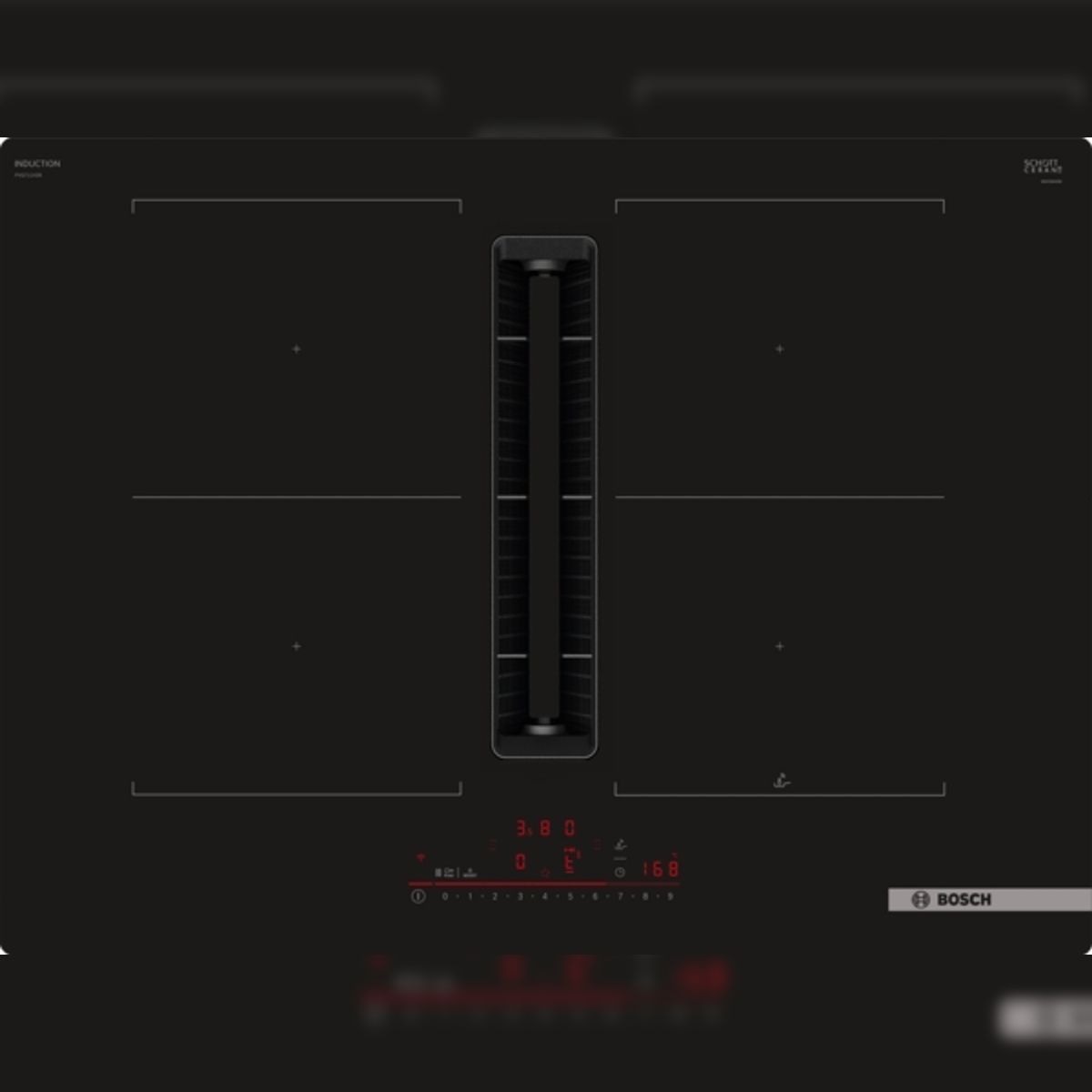 Bosch Serie 6 PVQ711H26E Kochfeld mit Dunstabzug (Induktion), 70 cm, Rahmenlos aufliegend Image