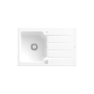 Villeroy & Boch Villeroy&Boch Spülbecken, Küchenspüle Architectura 45 Weiß Alpin 800x510mm, Unterschrankbreite 45cm Image