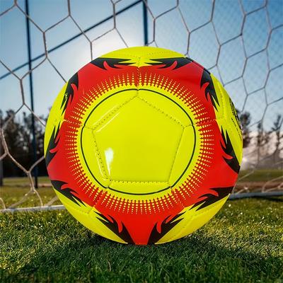 TEMU High-bounce, Pvc Soccer Ball For Training - Size 5, Seamless & Explosion-proof, Ideal For Adults & Teens, , Machine- With Needle Net Bag Included Image