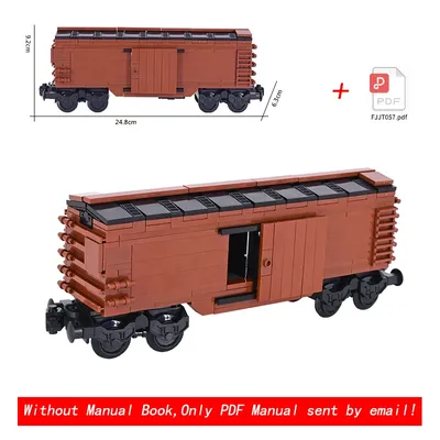 MOC Creative Expert Creative City Flat-Top-LKW 1, Ziegelblock, Kinder-DIY-Spielzeug für Kinder, Image