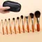 9 Teile/los Mini Make-Up Pinsel Set Tragbare Reise Kosmetik Pinsel Kit Lidschatten Foundation Pulver Pinsel Schönheit Make-Up-Tools