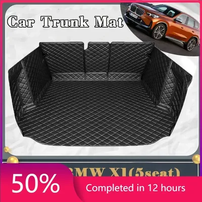 Car Trunk Mat For BMW X1 U11 U12 2023 2024 2025 Dirt-resistant Fully Surrounded Trunk Mat Rear Cargo Tray Car Accessories