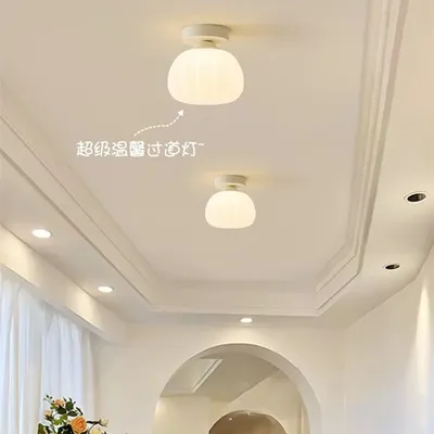 Lamps for Room Entrance Lighting Hallway Cream Style Hallway Living Room Nordic Balcony Entry Entry Hallway Led Ceiling Light