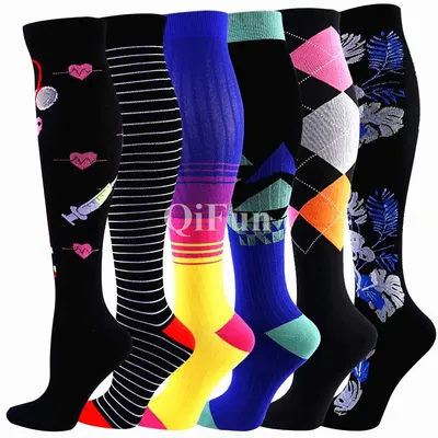 1Pair New Men's Compression Socks For Medical Varicose Veins Edema Diabetes Nurses Maternity Pregnant Socks Running Hiking Socks