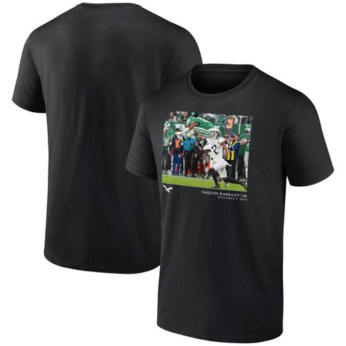 Philadelphia Eagles Saquon Barkley Flash Features Woche 9 T-Shirt - Schwarz - Herren