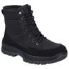 Winterboots JOSEF SEIBEL "Alaska 50", Herren, Gr. 44, schwarz, Textil, Velourslederimitat, casual, Schuhe, Snowboots, Trekking Boots, Schnürstiefel mit Warmfutter