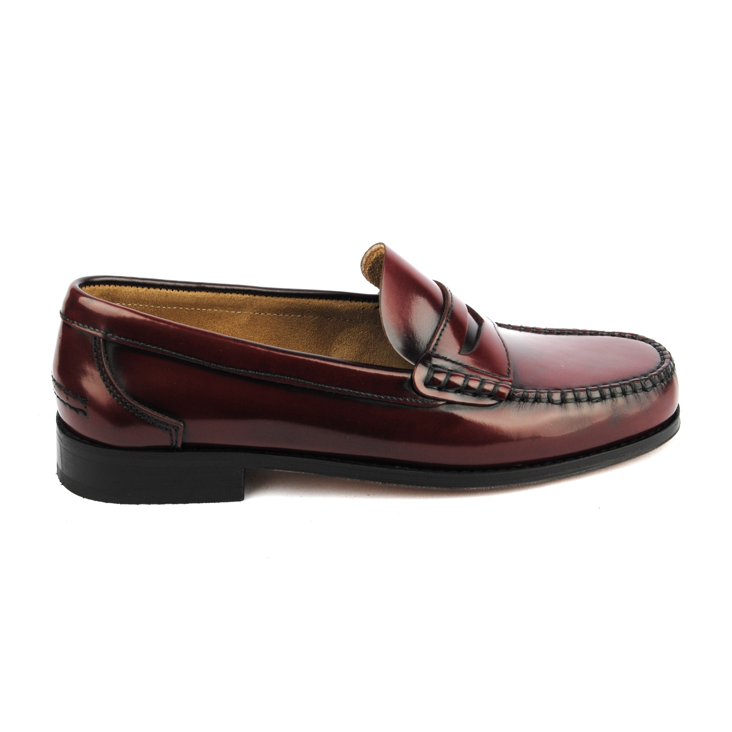 Man's Mokassin Schuh Sotoalto Farbe BURGUNDY